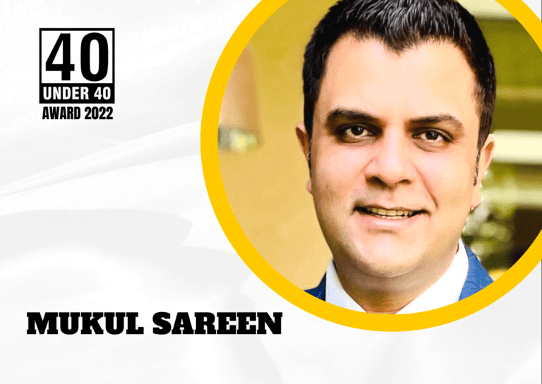 Mukul sareen 40 under 40 About us
